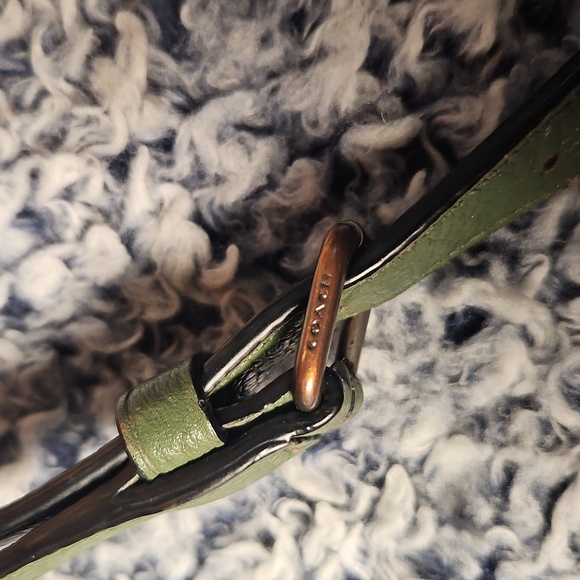 Coach Olive Green Leather Satchel With Wallet 2 For One - Picture 11 of 16